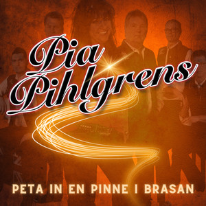 Peta in en pinne i brasan