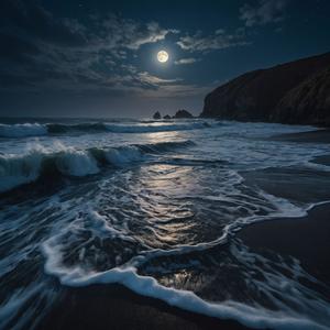 Moonlit Waves