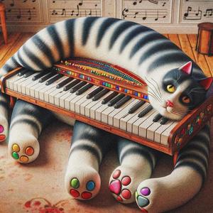 Cat Piano