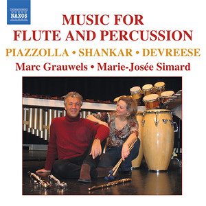 Music for Flute and Percussion, Vol. 1 - Piazzolla, A. / Lysight, M. / Wilder, A. (Grauwels, Simard)