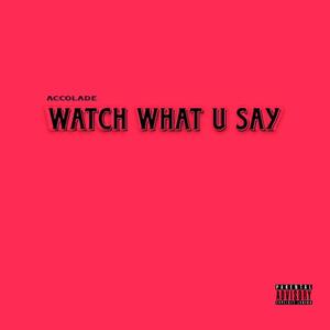 Watch what u Say (Explicit)