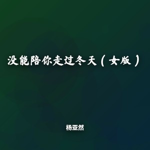 我没能陪你走过那冬天 (女版)