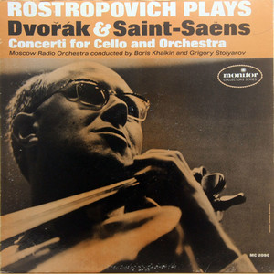 Rostropovich Plays Dvorak & Saint-Saens Concerti For Cello And Orchestra（黑胶版）