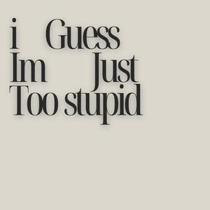 i guess im just too stupid (Explicit)