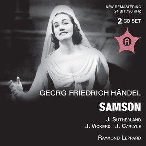 HANDEL, G.F.: Samson (Oratorio) [Vickers, Carlyle, Elms, Rouleau, Pease, Covent Garden Chorus and Orchestra, Leppard] [1959]