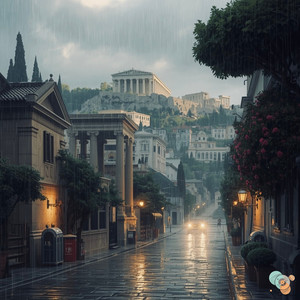 Athena in Rain