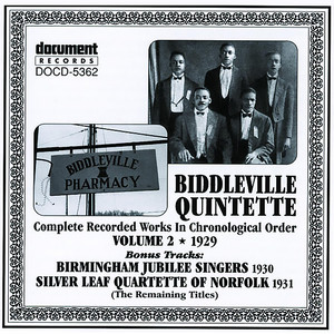 Biddleville Quintette Vol.2 1926-1929