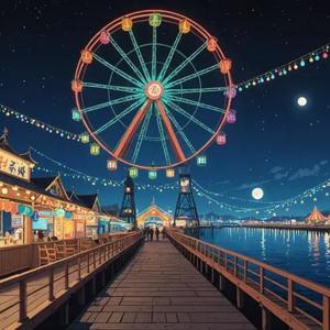 Sunset On The Boardwalk