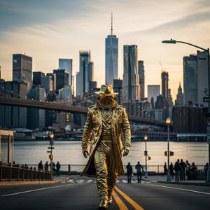 SPACEMAN: Gold Space Suit