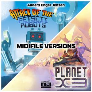 Attack of the Petscii Robots and Planet X3 MIDIfile versions