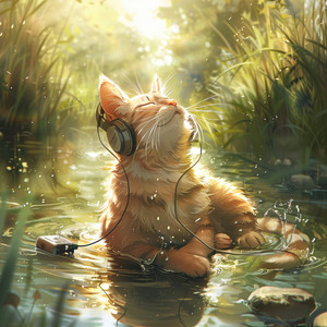 Cat Quiet Stream: Serene Melodies