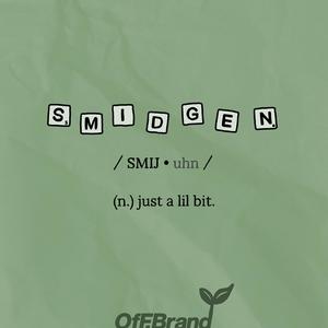 smidgen. (n.) just a lil bit.
