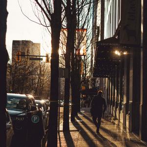 Light Over the Sidewalk