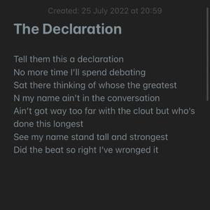 The Declaration