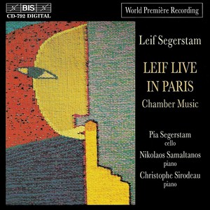 SEGERSTAM: Chamber and Instrumental Music for cello and piano