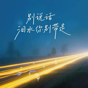 别说话泪水你别带走