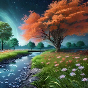 在草地上肆意奔跑