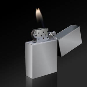 The sound of a lighter