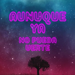 Aunque Ya No Pueda Verte