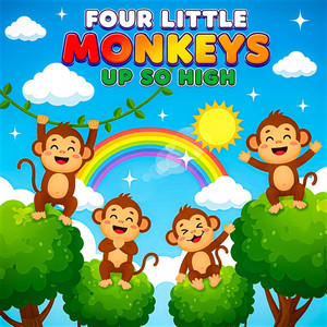 Four Little Monkeys Up So High