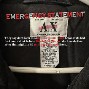 Emergency Statement (Explicit)