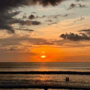 热夏海边