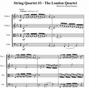 String Quartet No. 3 in Eb Major ("The London Quartet") (Recorded December 2022)