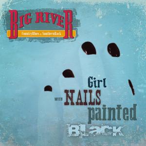 Girl With Nails Painted Black