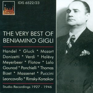 Opera Arias (Tenor) : Gigli, Beniamino (The Very Best of Beniamino Gigli) (1927-1946)