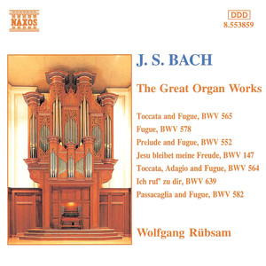 Bach, J.S.: Great Organ Works (Rübsam)