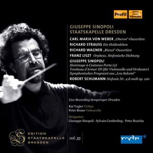 Orchestral Music - WEBER, C.M. von / STRAUSS, R. / SINOPOLI, G. / SCHUMANN, R. (Sinopoli) [Staatskapelle Dresden Edition, Vol. 35]