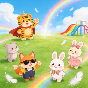 十二只小狐狸与星尾兔-开心熊和快乐虎