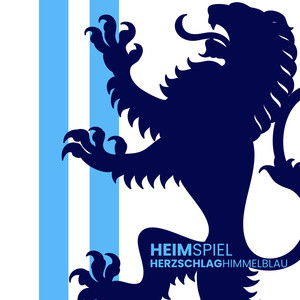 Himmelblaues Herz