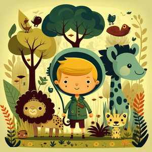 Liam's Forest Friends, A kids bedtime tale