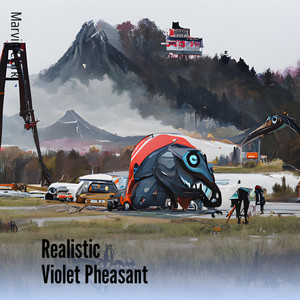 Realistic Violet Pheasant