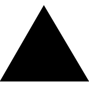 Black Up​-​Pointing Triangle Exception