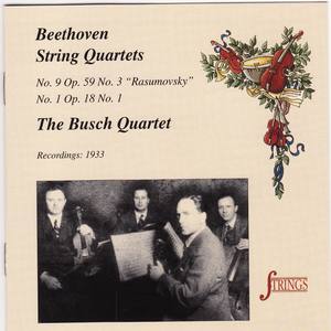 Beethoven: String Quartet No. 1 in F & No. 9 in C "Rasumovsky"