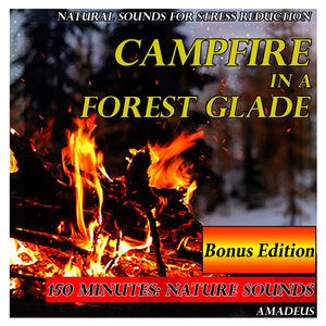 Natural Sounds for Stress Reduction: Campfire in a Forest Glade: Bonus Edition