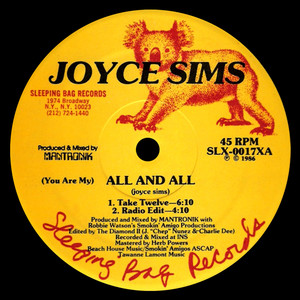 (You Are My) All and All (U.K. Club Remix)