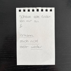 erkenn mich nicht wieder