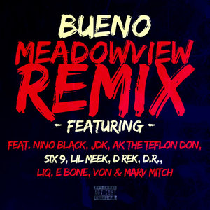 Nino Black - Meadowview(feat. Nino Black, Jdk, Ak the Teflon Don, Six 9, Lil Meek, D Rek, D.R., Liq, E Bone, Von & Marv Mitch) (Remix)
