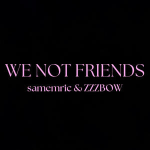 we not friends. (feat. ZZZBOW)