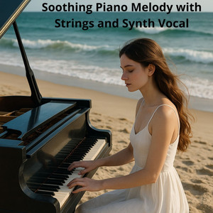 Soothing Piano Melody with Strings and Synth Vocal