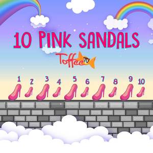 10 Pink Sandals