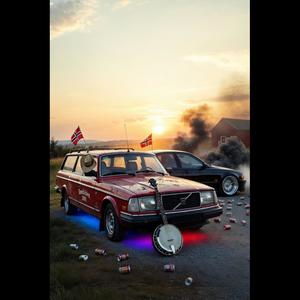 Pølse og bensin på Esso