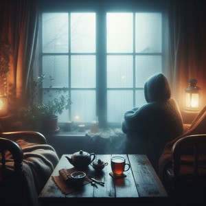 Loud Noise of Rain at Night at the Window 4