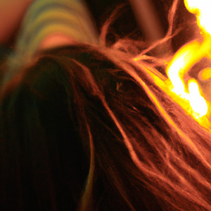Flame-Lit Hair