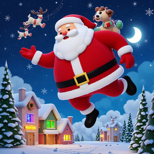 Christmas Tree Filled with Happiness