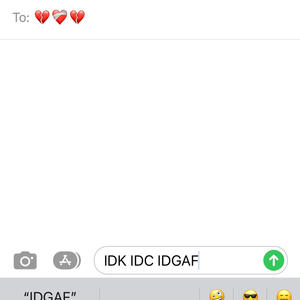 IDGAF (Radio Edit|Explicit)