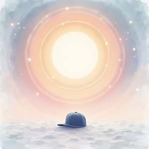 当（我笑着放手）